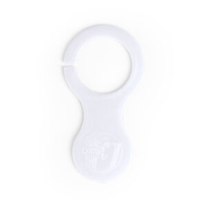 Llavero Moneda Ibershop Makito - Blanco