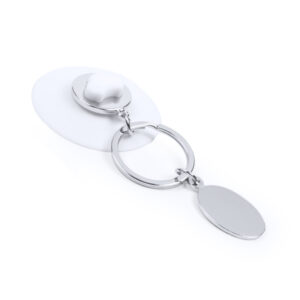 Llavero Moneda Coltax Makito - Blanco