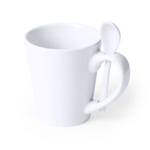 Taza Sublimación Kaffir Makito - Blanco