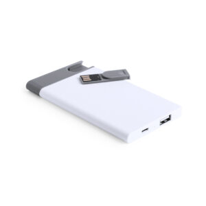 Power Bank USB Spencer Makito - Blanco