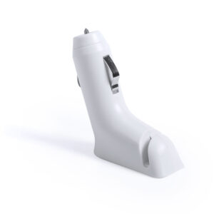 Cargador Coche USB Santer Makito - Blanco