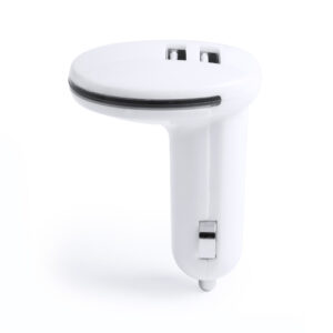 Cargador Coche USB Kerwin Makito - Blanco