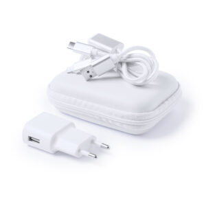 Set Cargadores USB Sinkord Makito - Blanco