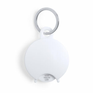 Llavero Moneda Antibacteriano Portis Makito - Blanco