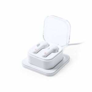 Auriculares Cargador Benyer Makito - Blanco