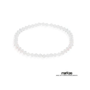 Pulsera Cotla Markas Swarovski - Blanco